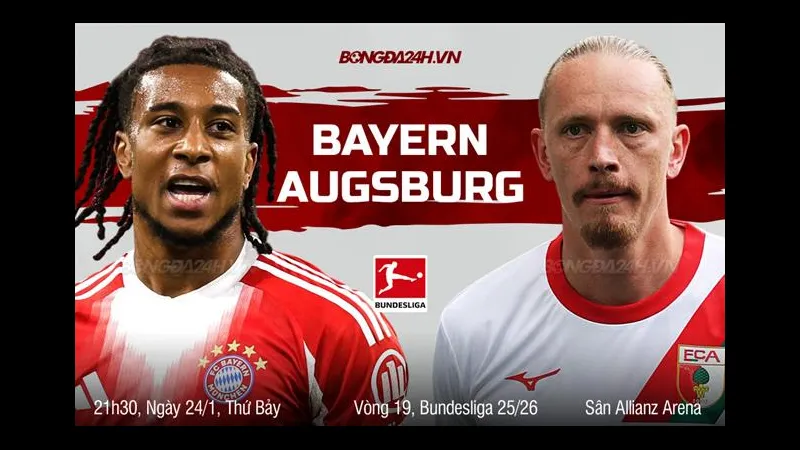 Cầu thủ Bayern Munich và Augsburg tranh chấp bóng trên sân - Phong độ gần Cầu thủ Bayern Munich và Augsburg tranh chấp bóng trên sân - Phong độ gần